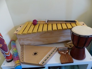 Xylophone and drum